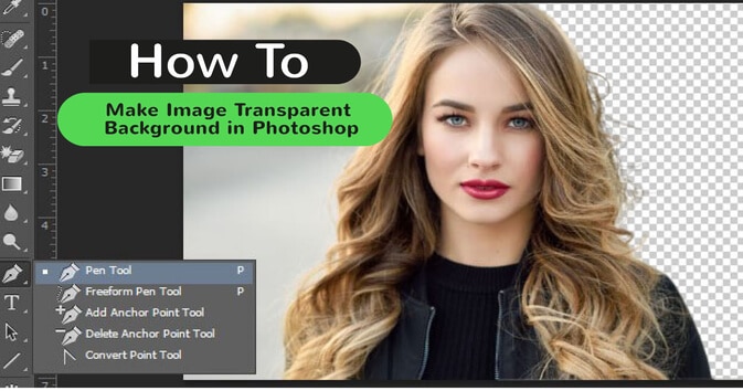 How to Make transparent background in photoshop