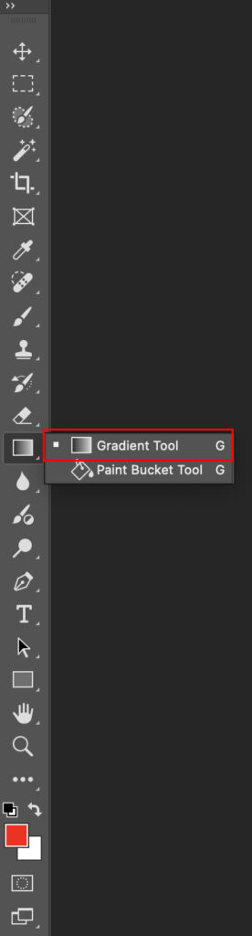 Select the Gradient Tool