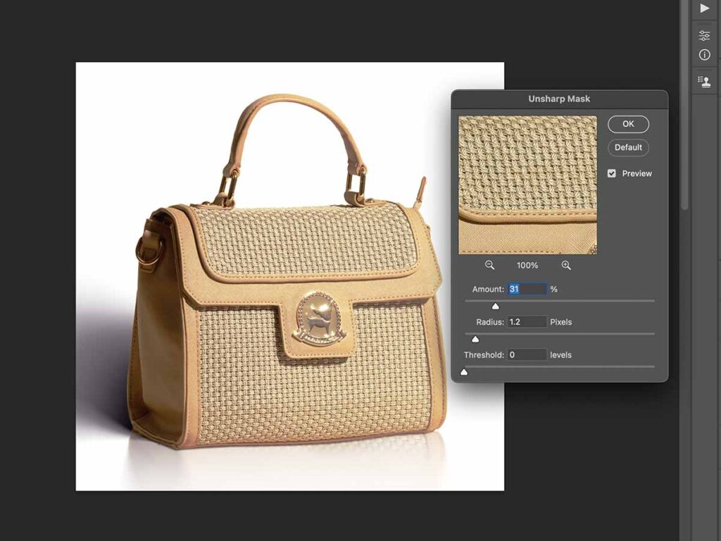 Adjust Sharpness