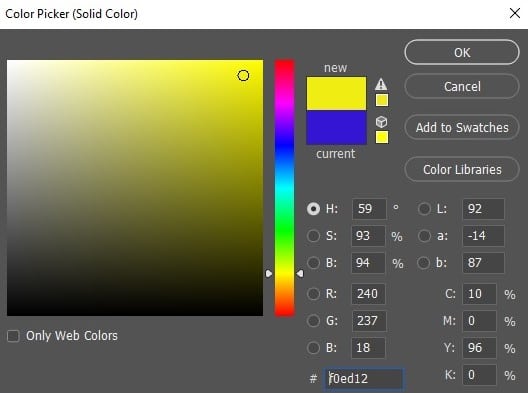 Select Background Color