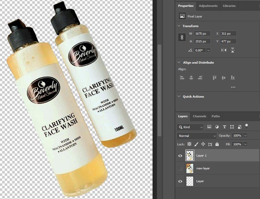 A bottle of liquid soap is being used to create a design, with the background removed for clarity and focus on the object.