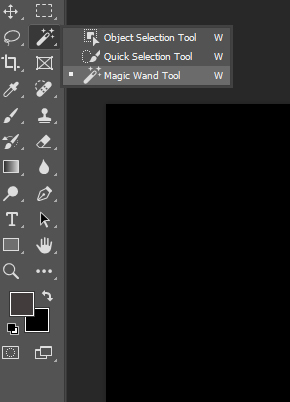 Image of Adobe Photoshop's object selection tool, featuring the Magic Wand Tool for easy object selection.