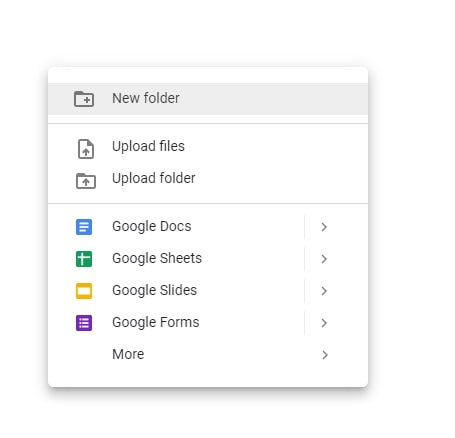 google drive folder