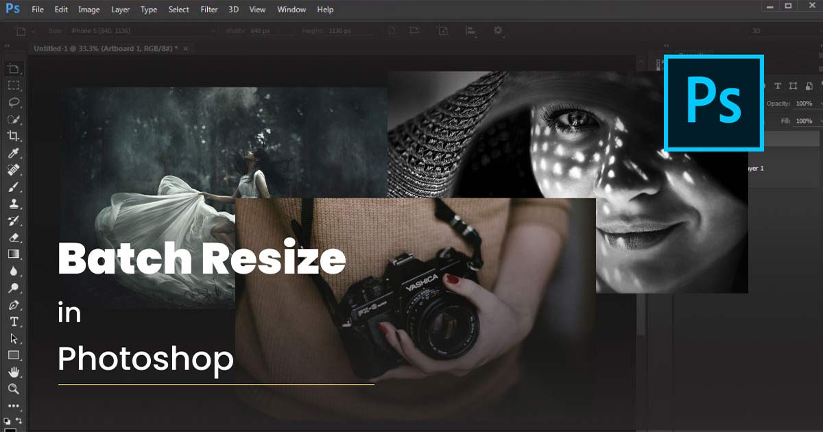 How to Batch Resize images in Photoshop