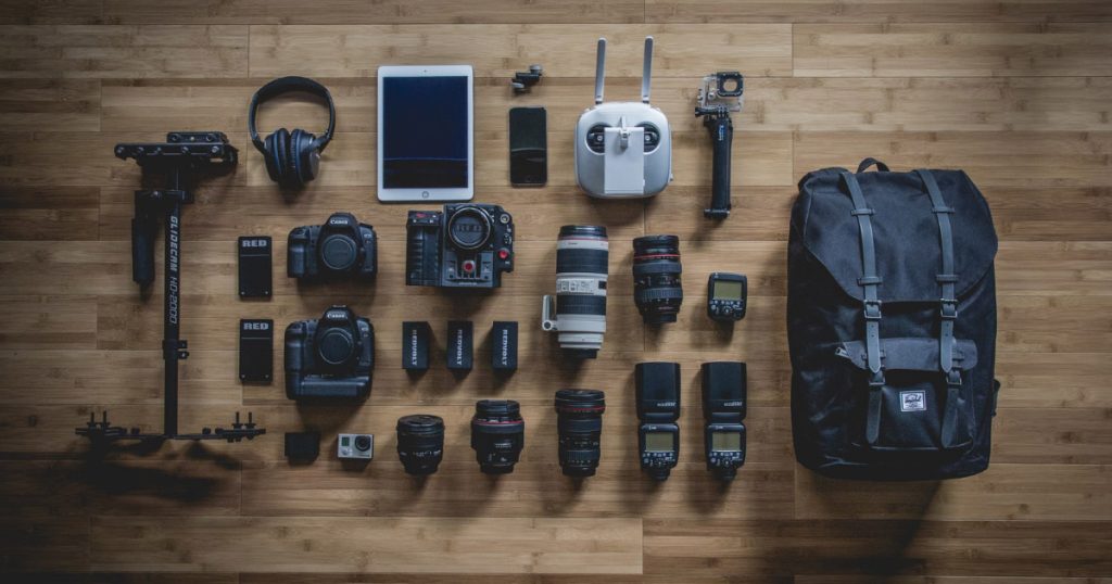 Photography Equipment Setup