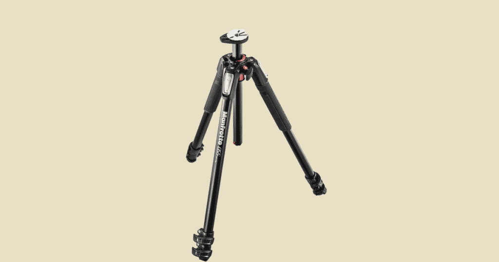 Manfrotto 055 Aluminum 3-Section Tripod