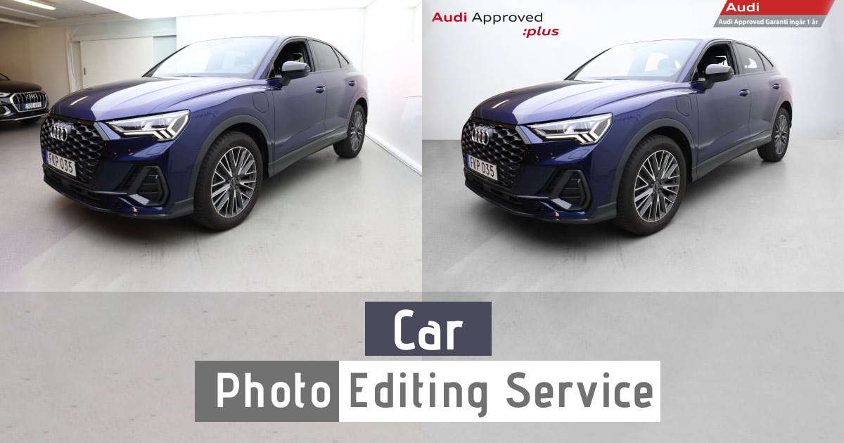 Professional Car Photo Editing Services That Dealers Use to Increase Sales