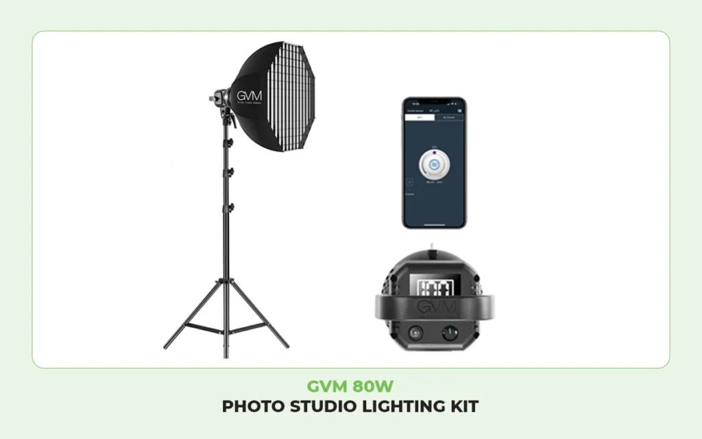 GVM 80W Photo Studio Lighting Kit