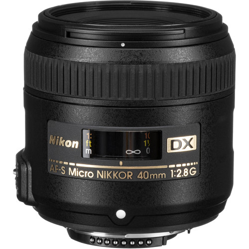 Nikon AF-S DX Micro-NIKKOR 40mm f/2.8G lens.