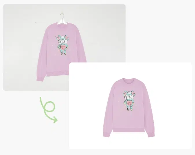 ecommerce image editing service before after