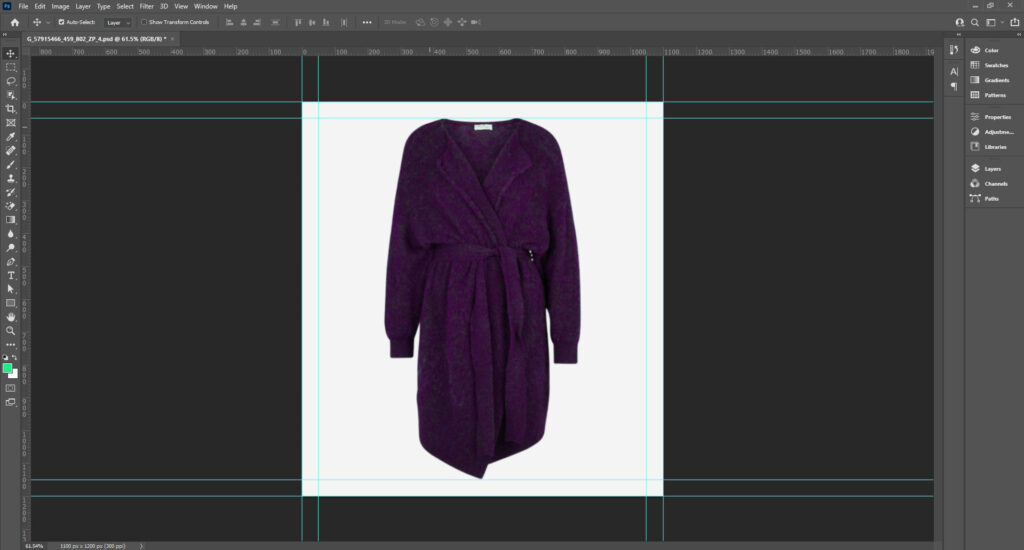 Image showing steps to create a pattern in Photoshop, emphasizing refinement under different lighting conditions.