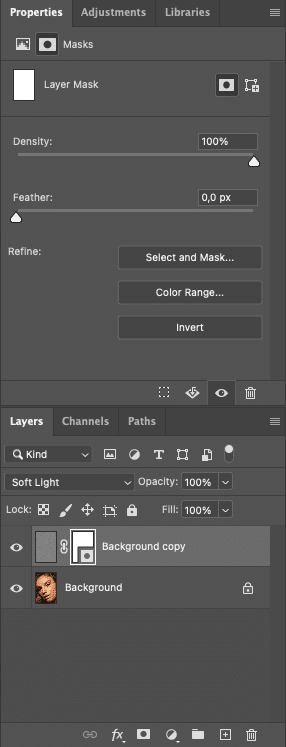  Invert the Layer Mask