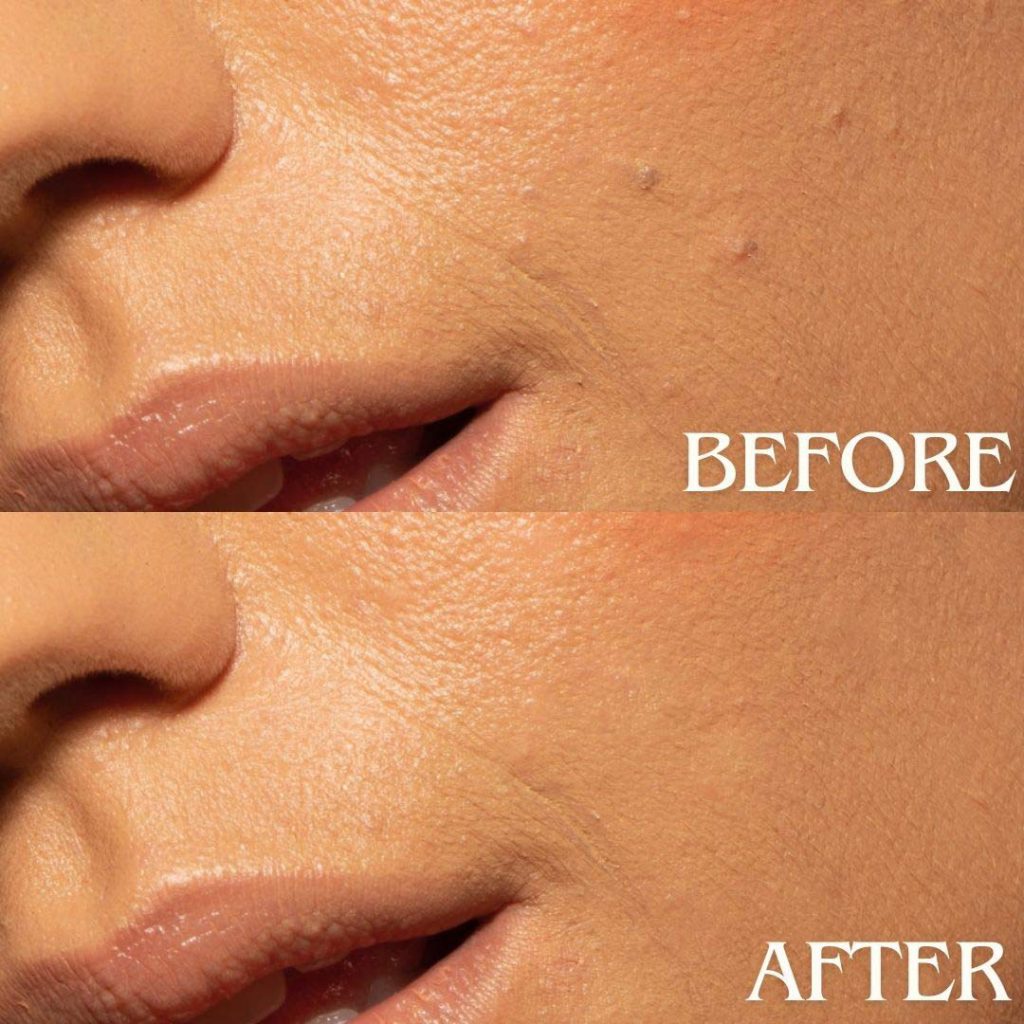 Before and after comparison of an image showing light and dark adjustments to enhance realism