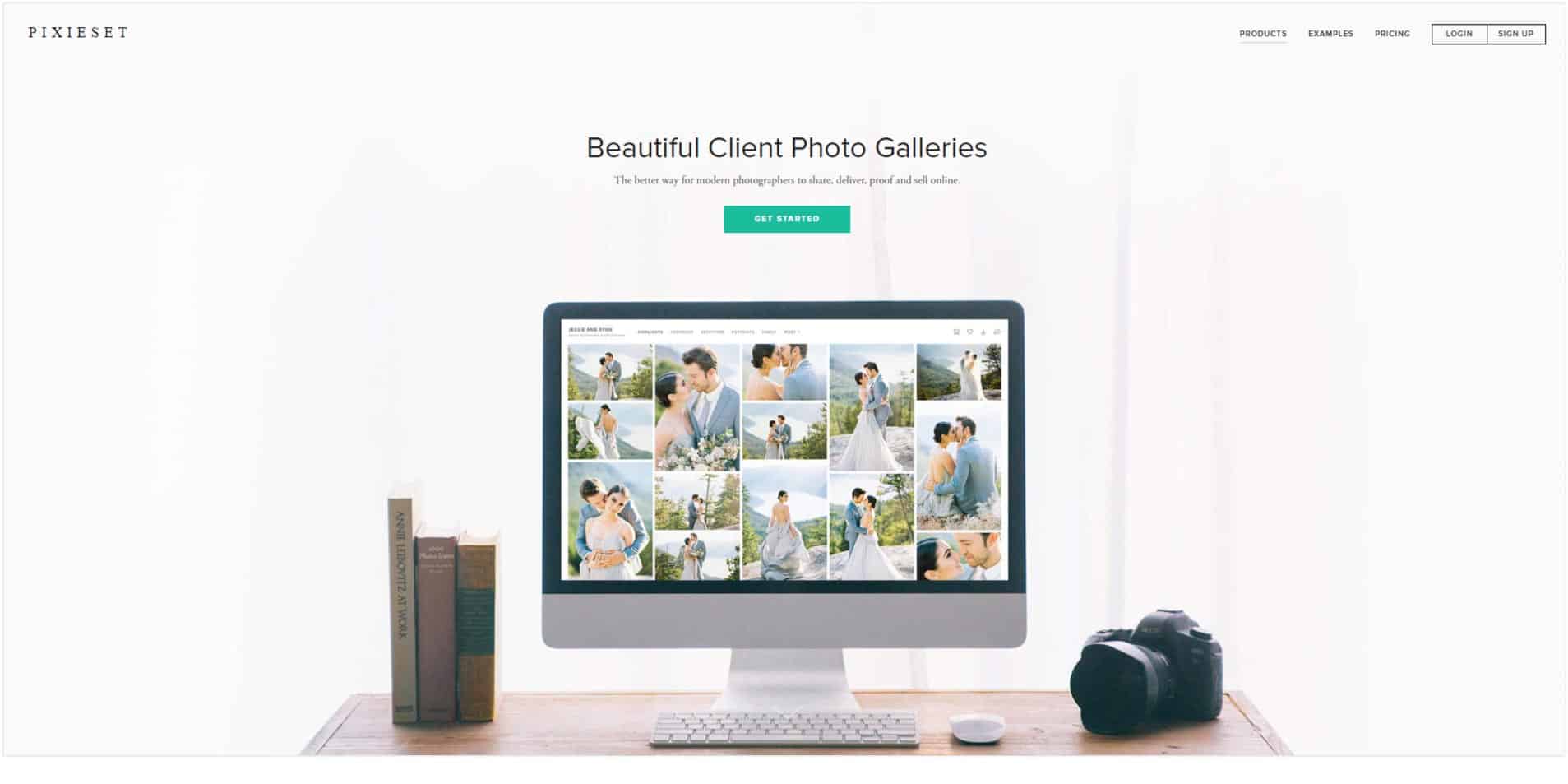 Pixieset client photo gallery for modern photographers