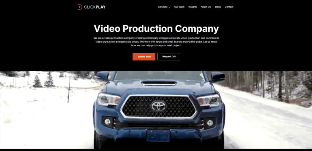 Click play films video production company ​