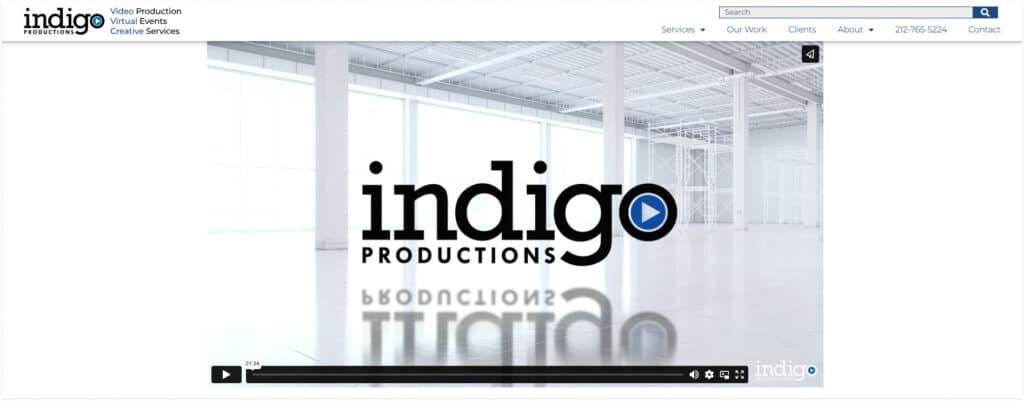 Indigo top video production company new york