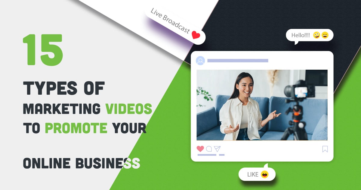 Types of marketing videos to promote online business