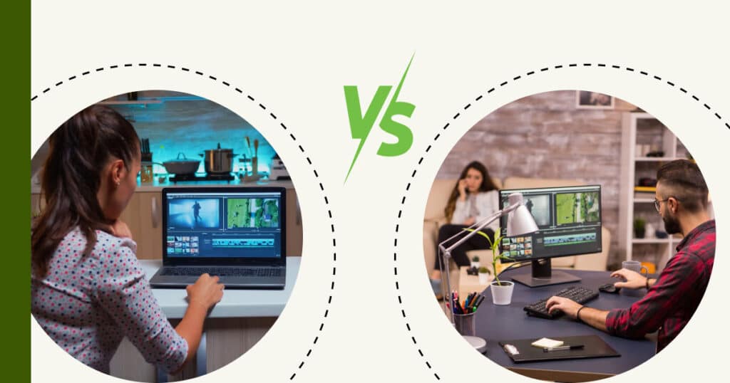 Choosing between outsourcing and in house video editing