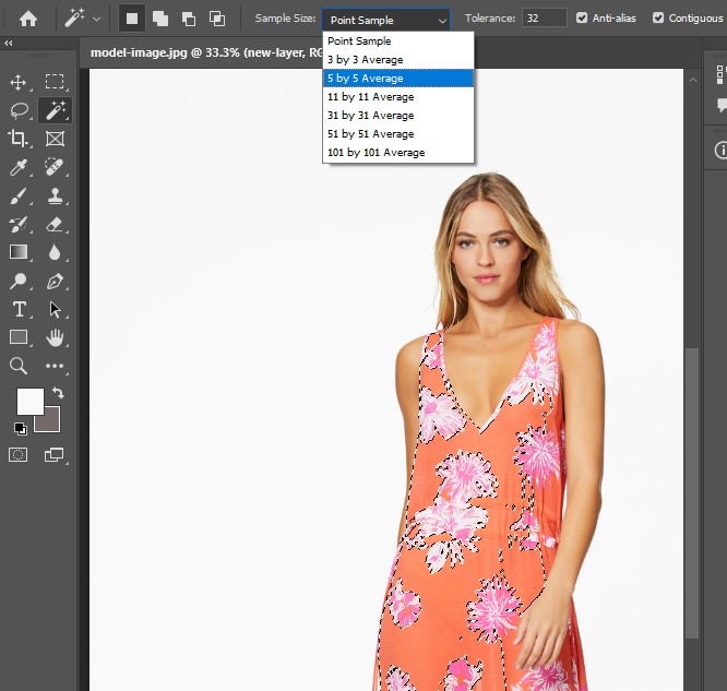Quick selections made simple with Photoshop’s Magic Wand Tool.