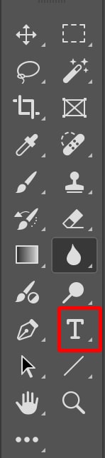 Symbols in adobe photoshop, featuring the Type Tool for adding and customizing text in design work.