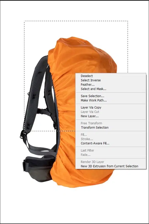 Right click the cursor