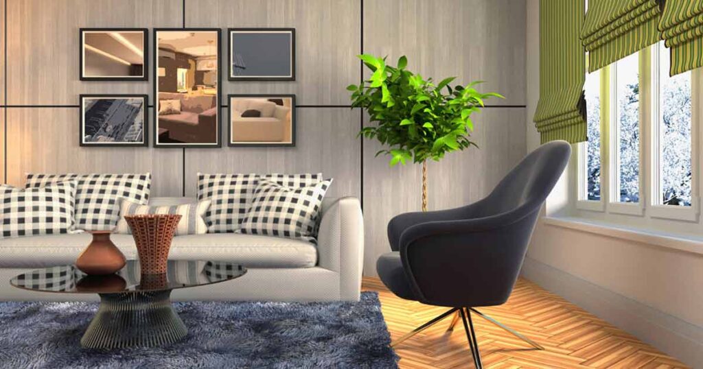 Professionally retouched real estate photo showcasing enhanced lighting and vibrant colors