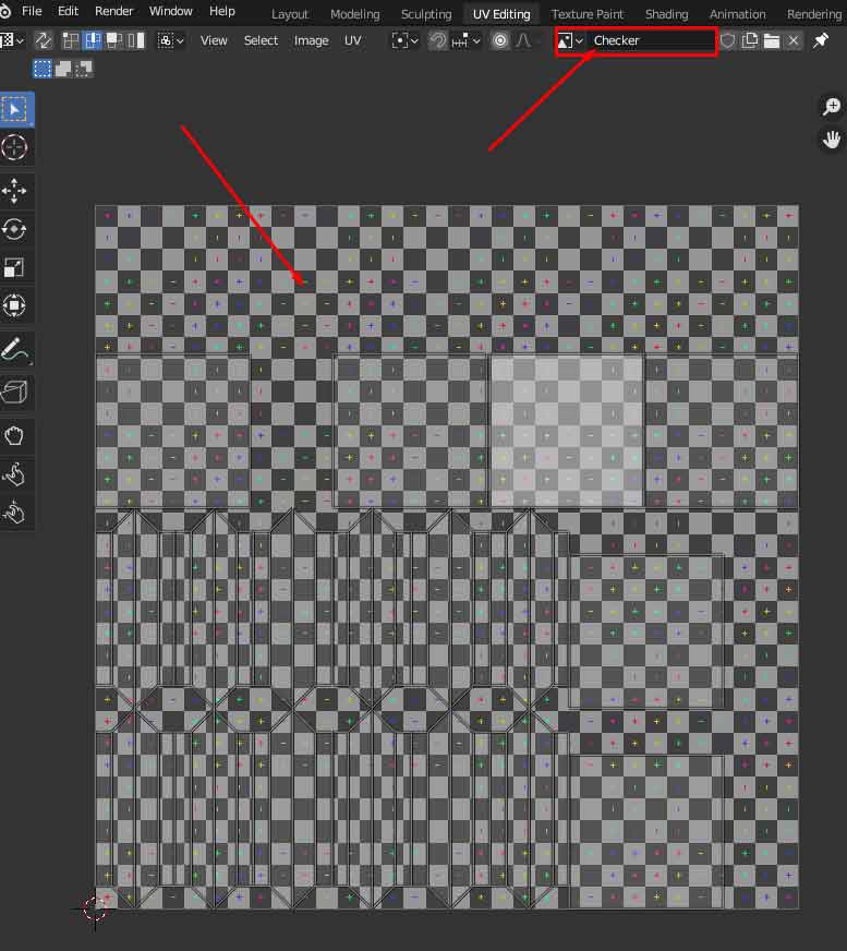 Generate the checker image