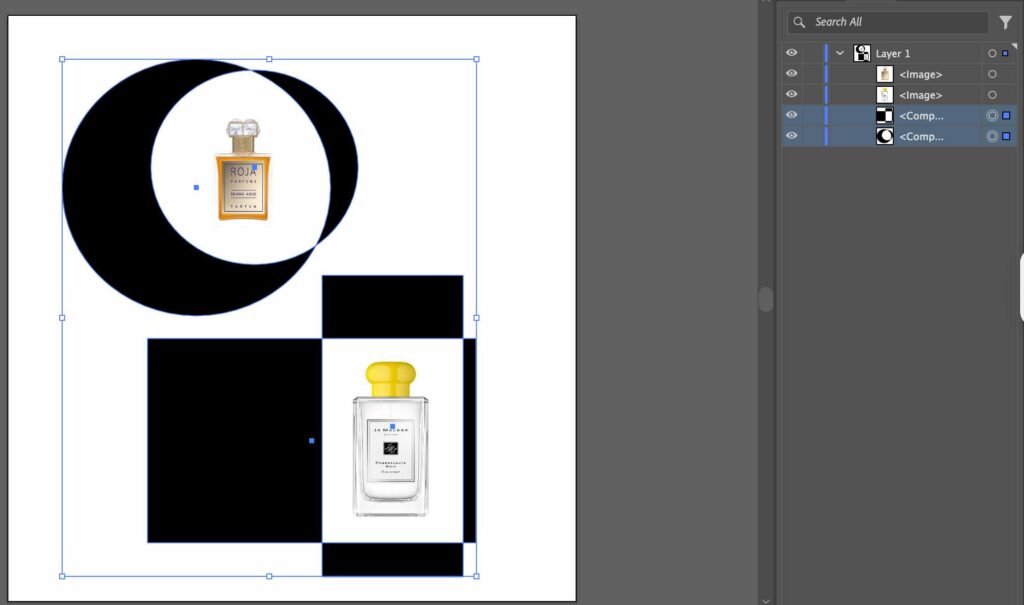 Layers panel in Illustrator