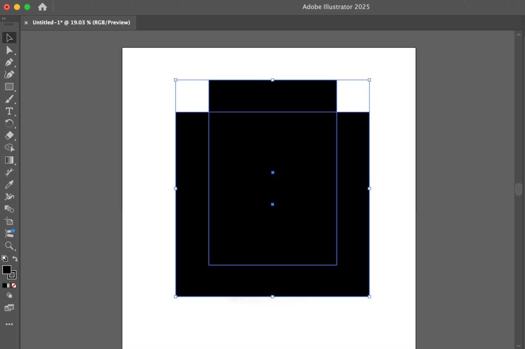 Select the shapes