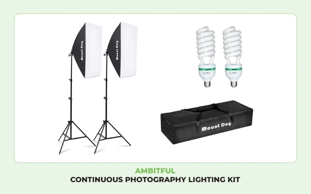 AMBITFUL AL-50 Continuous Photography Lighting Kit