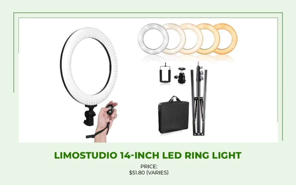 Limostudio 14-Inch Led Ring Light