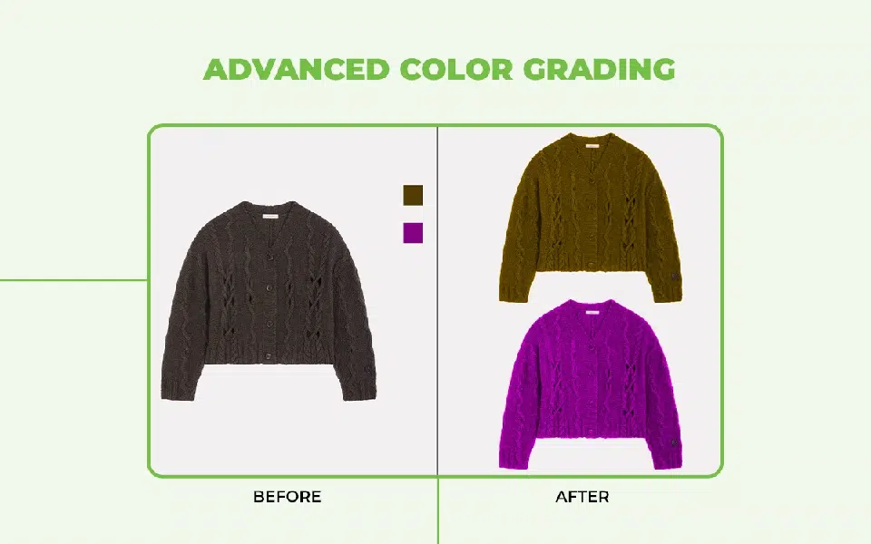 Advanced color grading