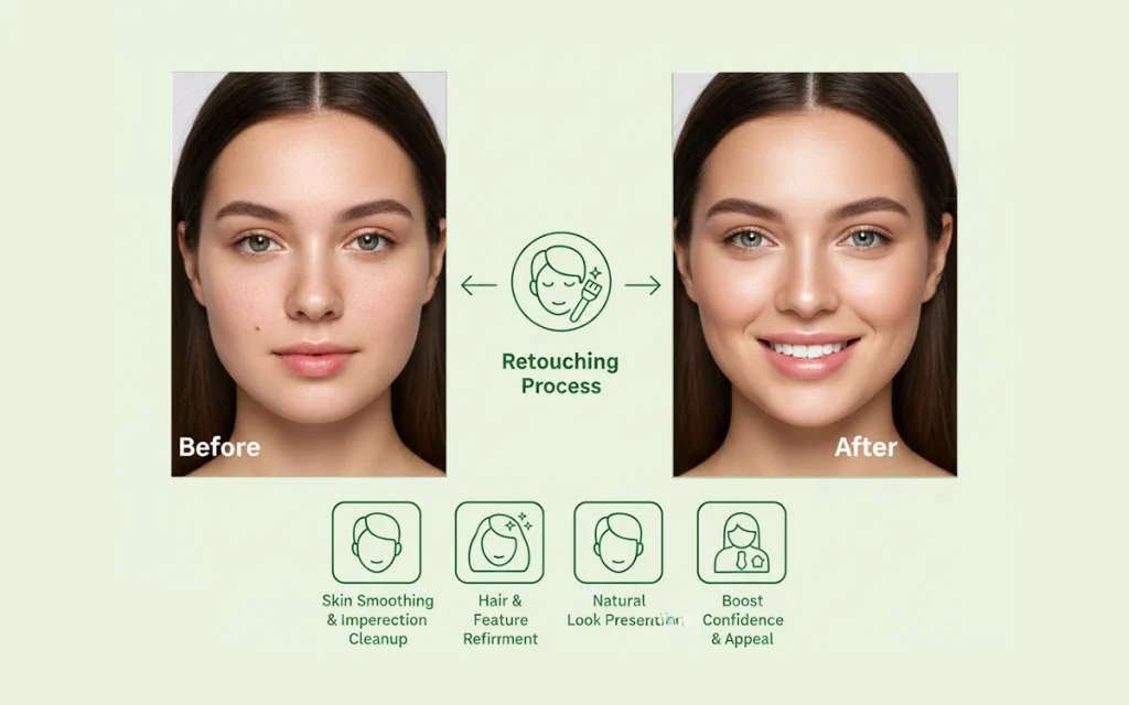 Model & glamour photo retouching