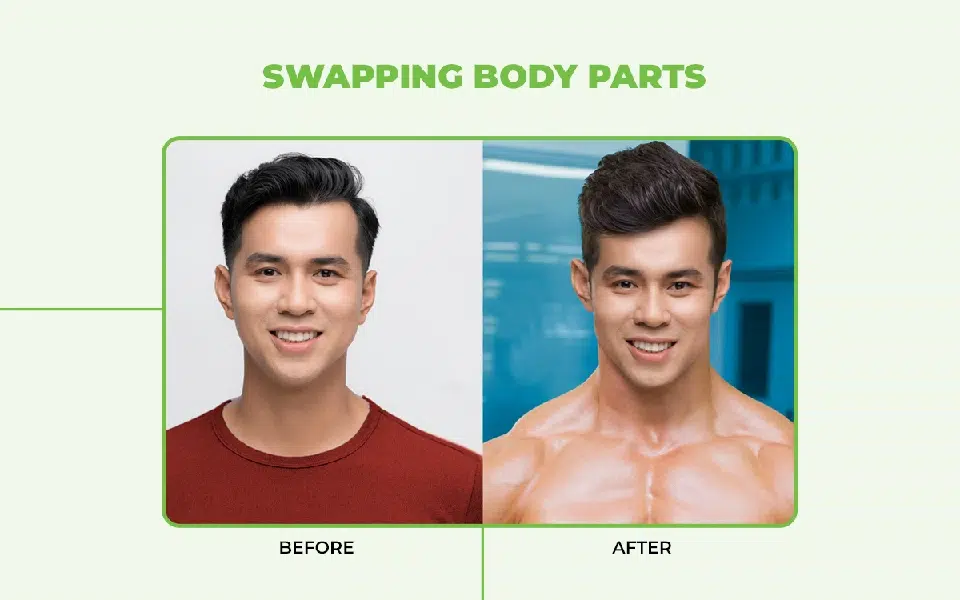 Swapping body parts