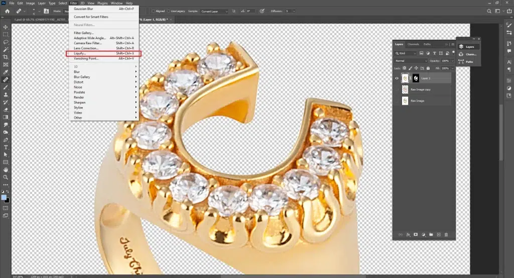 Adjust shape reflection and retain details
