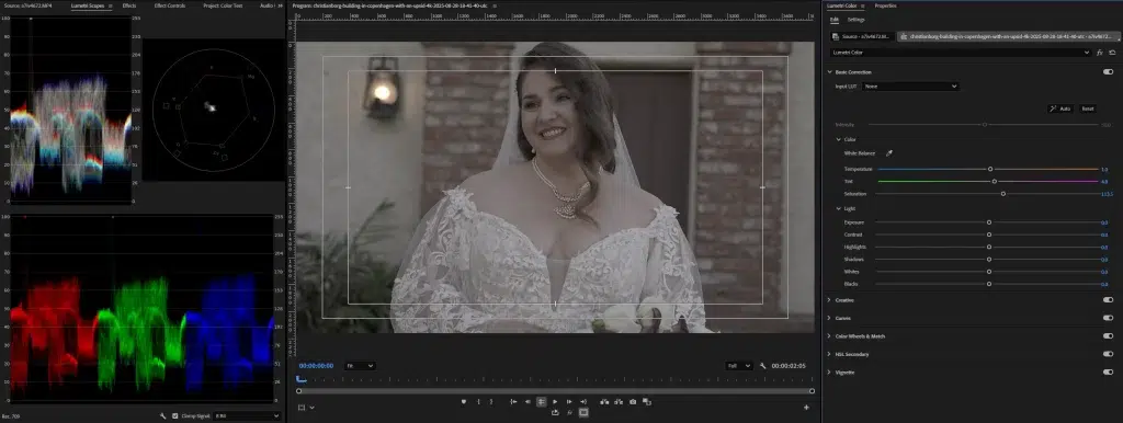 Adjust white balance
