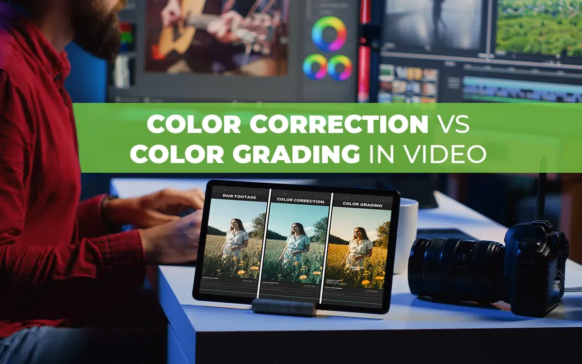 Color correction vs color grading - guide