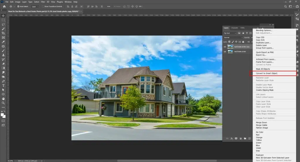 Create a non destructive editing