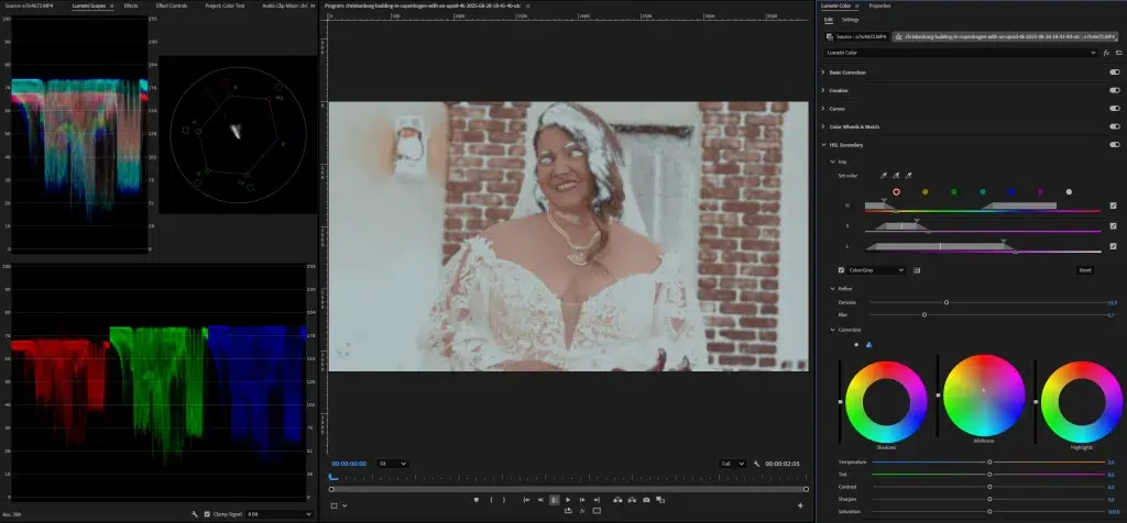 Fine tune colors and skin tone