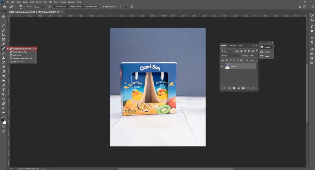 Clean the products surface