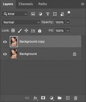 Prepare the clone stamp tool