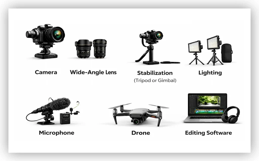 Real estate video equipments