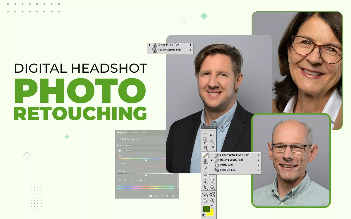 Headshot Retouching – Guide Headshot retouching - guide