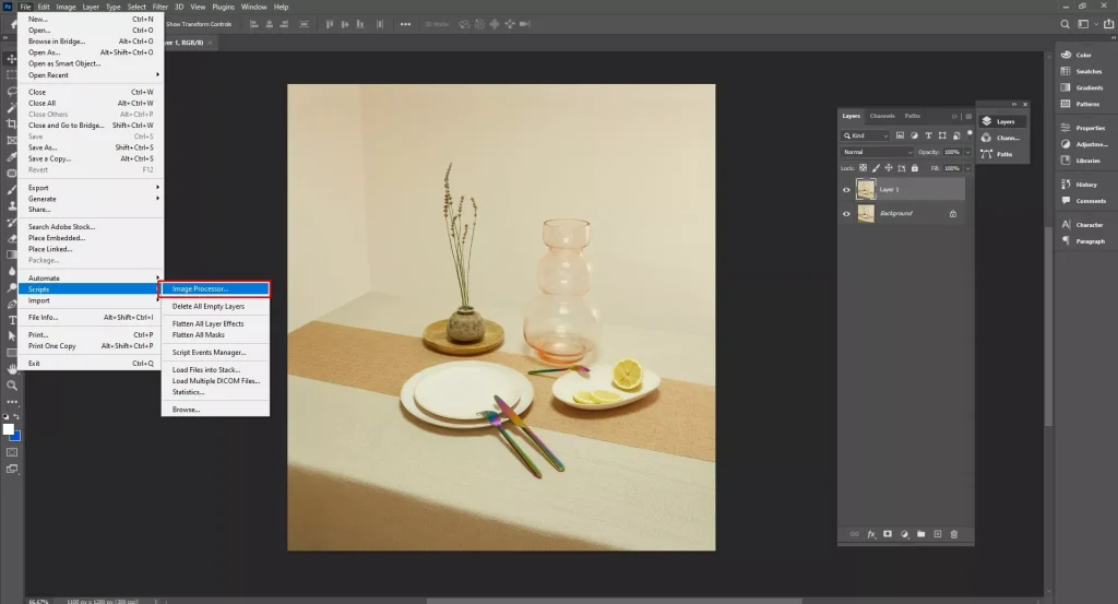 Open image processor