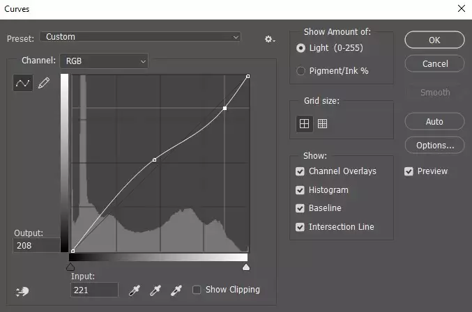 Edit skin tone color and exposure