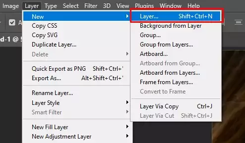 Open the image and create a retouch layer