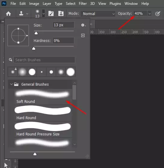 Select the clone stamp tool
